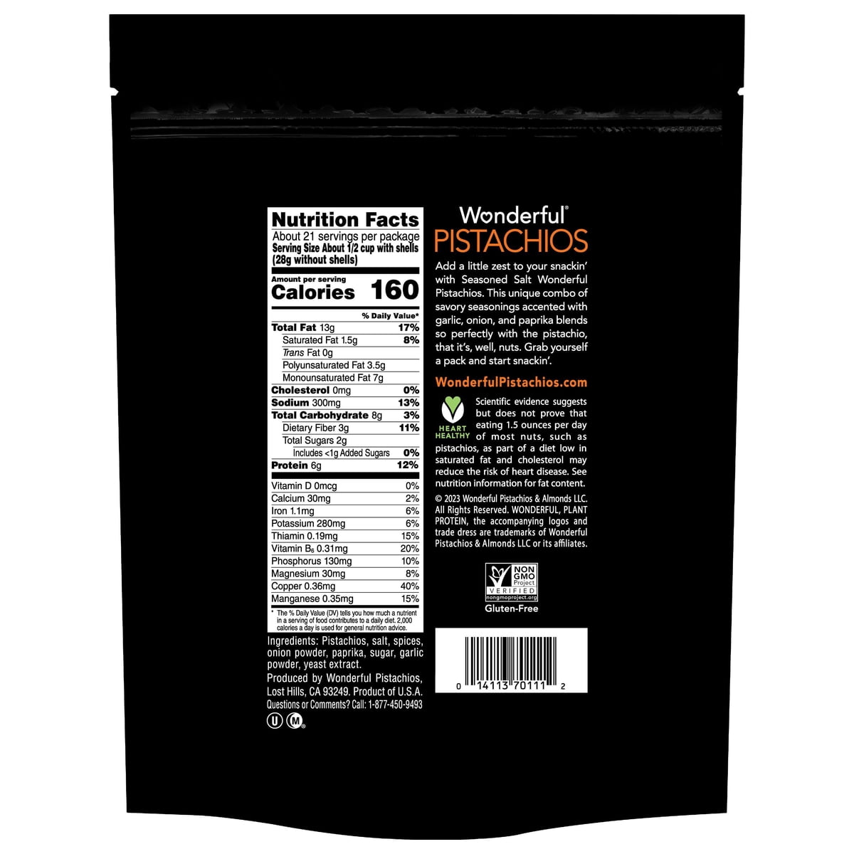 미국직구 Wonderful Seasoned Salt 1.1kg / Wonderful Seasoned Salt Pistachios, 1.1kg 7