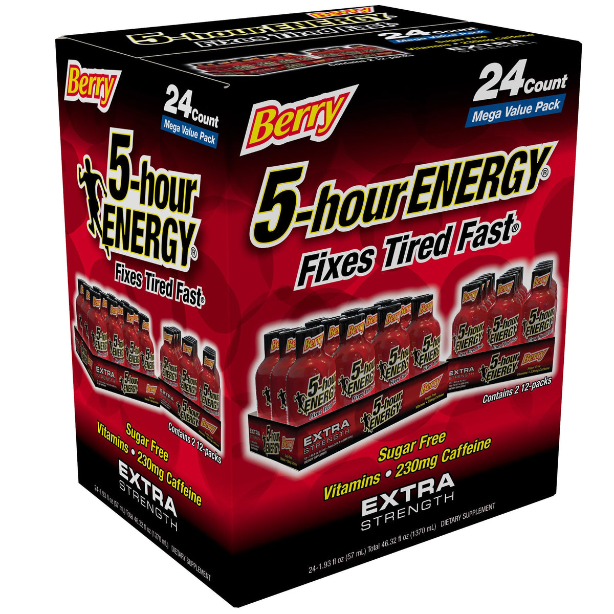 미국직구 5-hour Energy Shot 57ml / 5-hour Energy Shot, Extra Strength, Berry, 57ml, 24-count 4