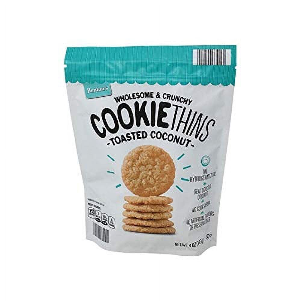 미국직구 3x 견과 6g 4팩 / 3x | 4 Pack Of Bentons Wholesome And Crunchy Cookie Thins Toasted Coco 2