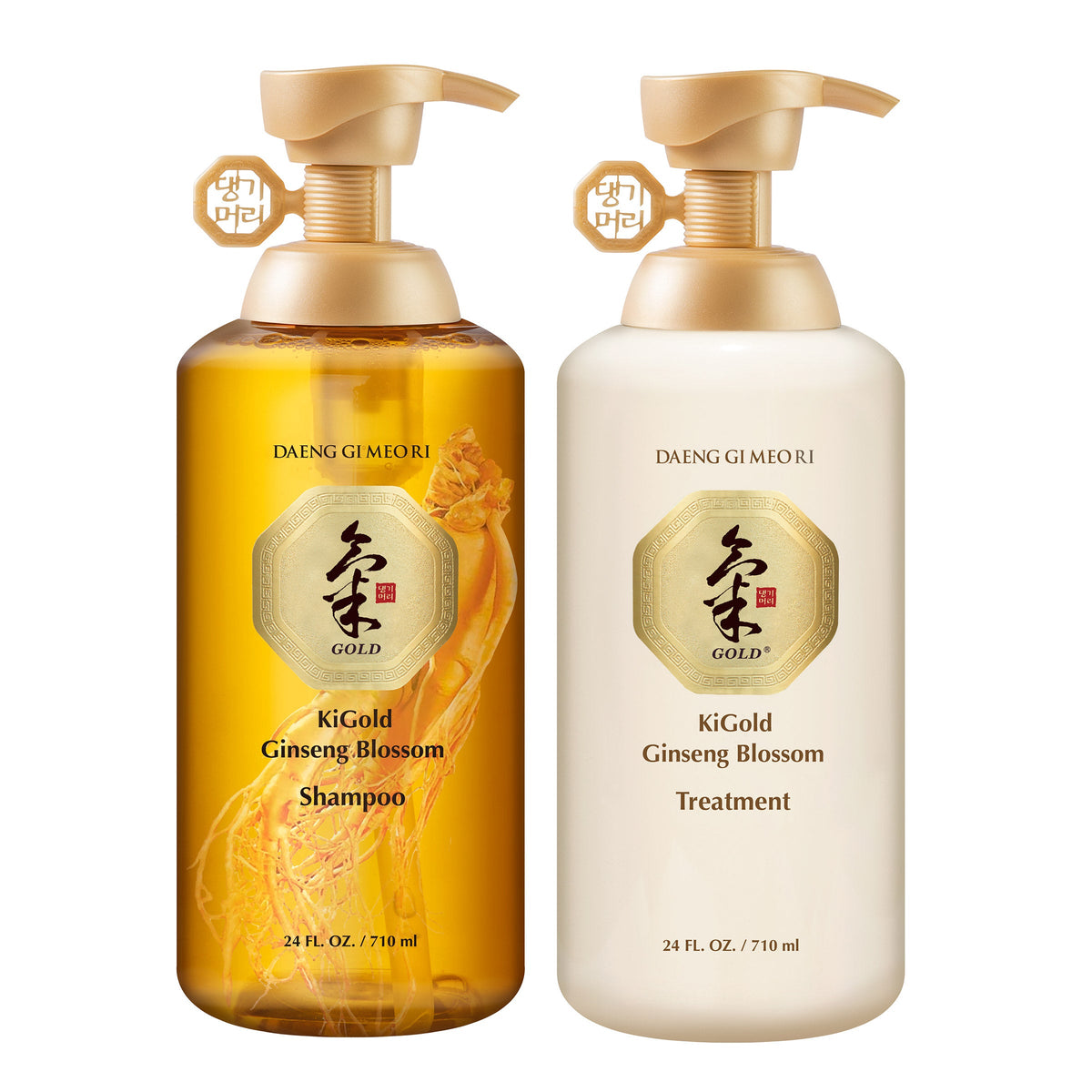 미국직구 댕기머리 샴푸 / Daeng Gi Meo Ri Ki Gold Ginseng Blossom Shampoo & Treatment Set 3