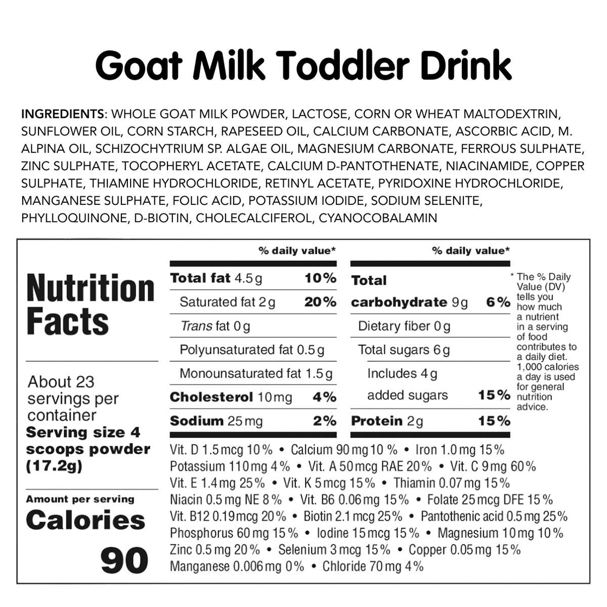 미국직구 Holle Goat 417ml / Holle Goat Milk, Toddler Drink, 6 - 417ml Tins 5