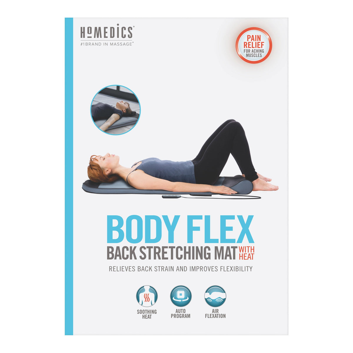 미국직구 HoMedics Body Flex / HoMedics Body Flex Back Stretching Mat with Heat 6