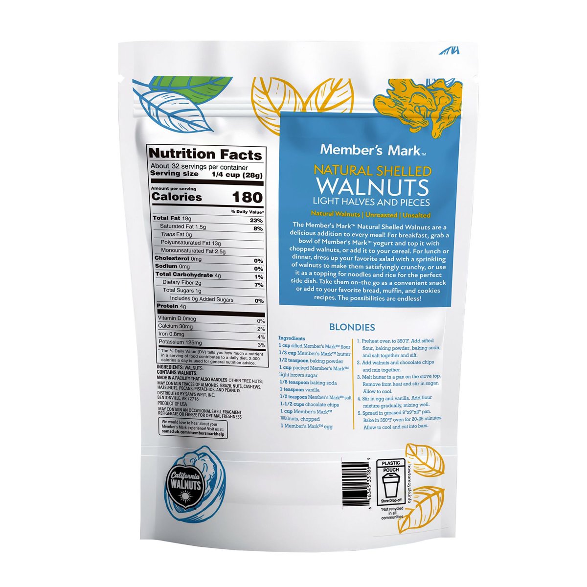 미국직구 멤버스마크 견과 907g / Member's Mark Natural Shelled Walnuts, 907g 7