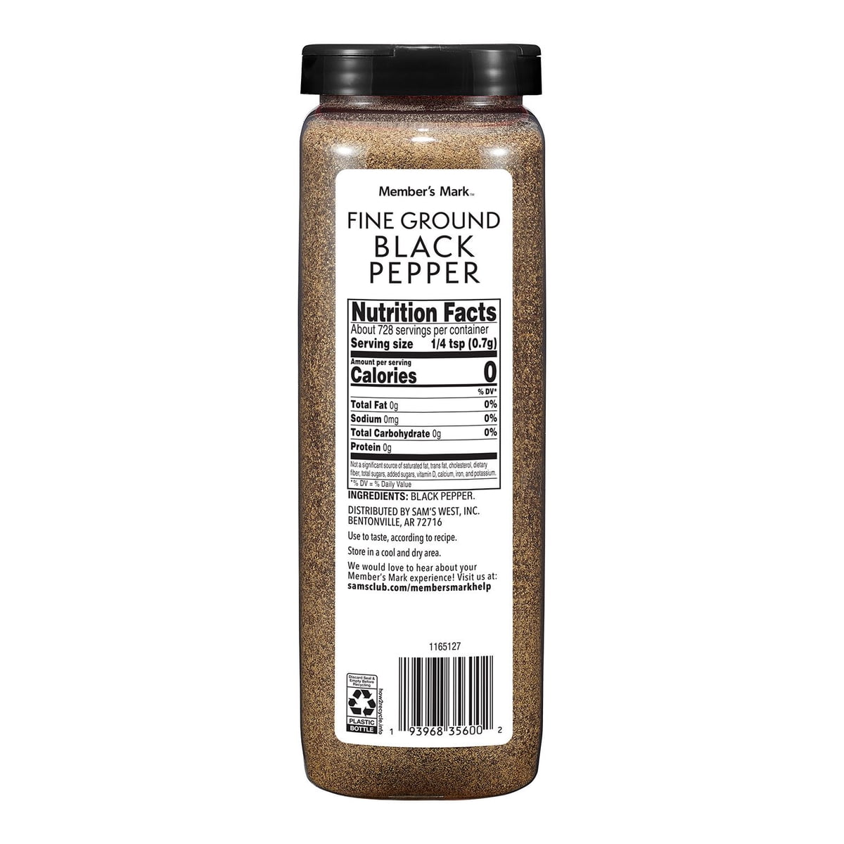 미국직구 멤버스마크 510g / Member's Mark Fine Ground Black Pepper, 510g 7