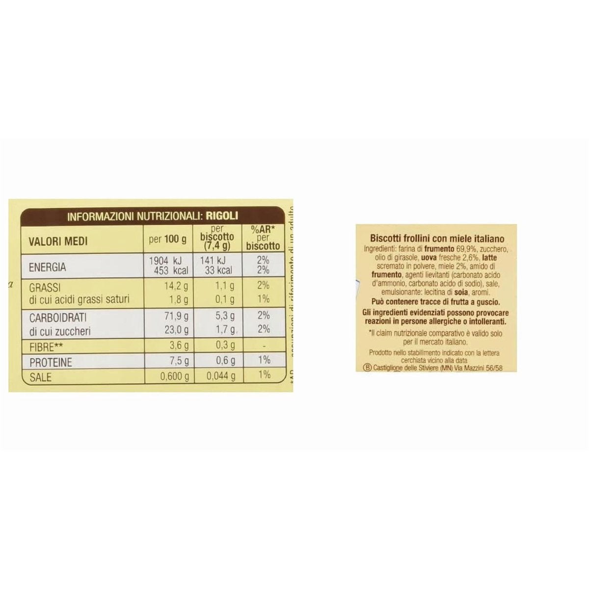 미국직구 3x Mulino Bianco 과자 397g 3팩 / 3x | Mulino Bianco Rigoli 397g (400G) Pack Of 3 & 2x Lo 5