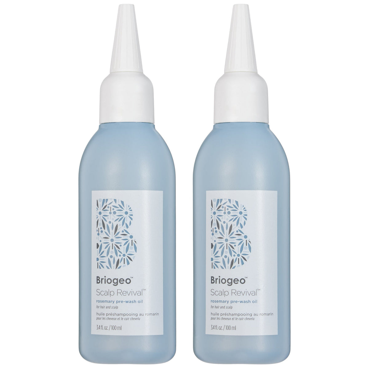 미국직구 브리오지오 101ml 2팩 / Briogeo Scalp Revival Rosemary Pre-Wash Oil, 101ml, 2-pack 2