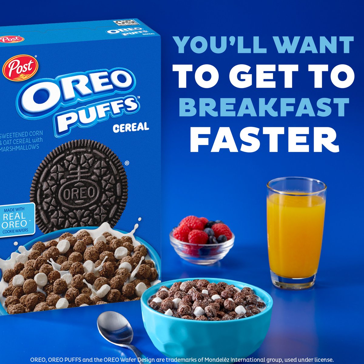 미국직구 Post OREO PUFFS 초콜릿 28g 2팩 / Post OREO PUFFS Chocolate & Marshmallow Breakfast Cereal 5