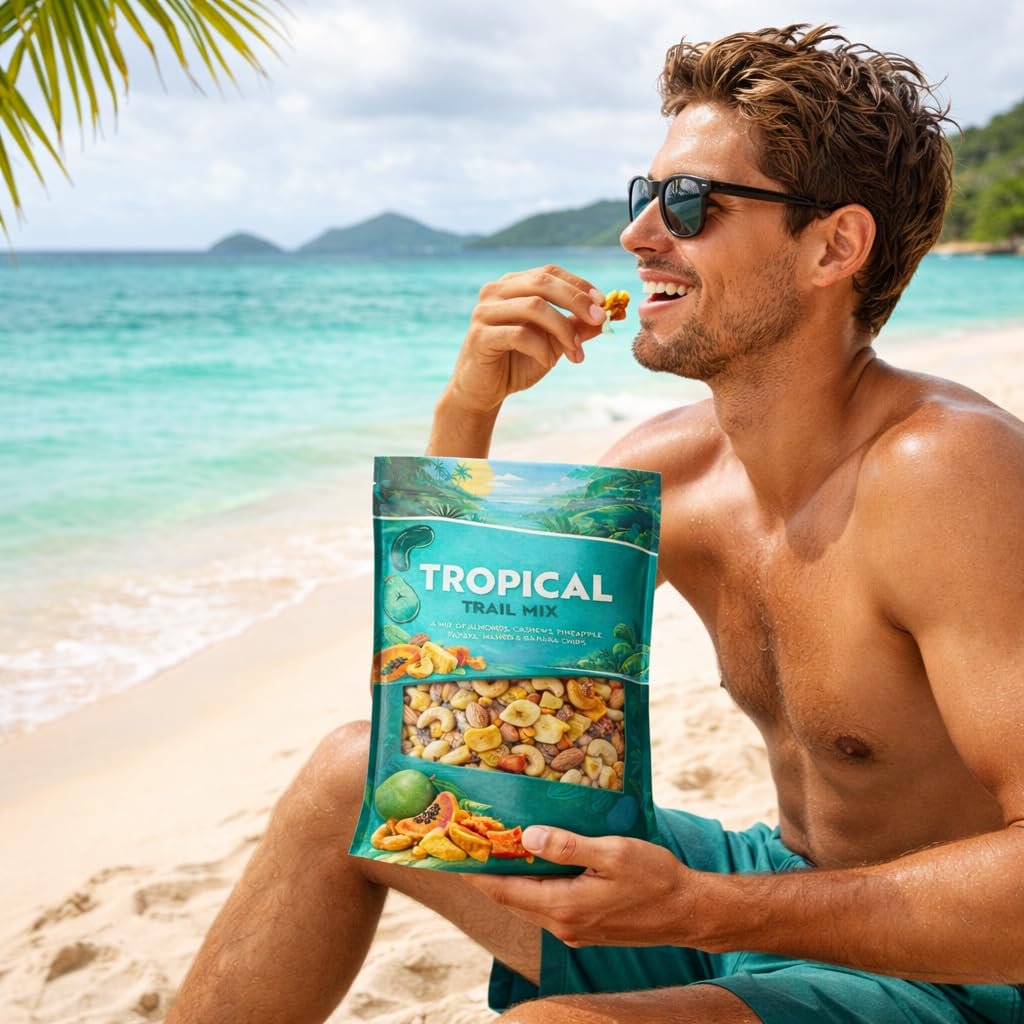 미국직구 Tropical Trail Mix 견과 1.1kg / Tropical Trail Mix Nuts Dried Fruit Blend 1.1kg Snack B 5