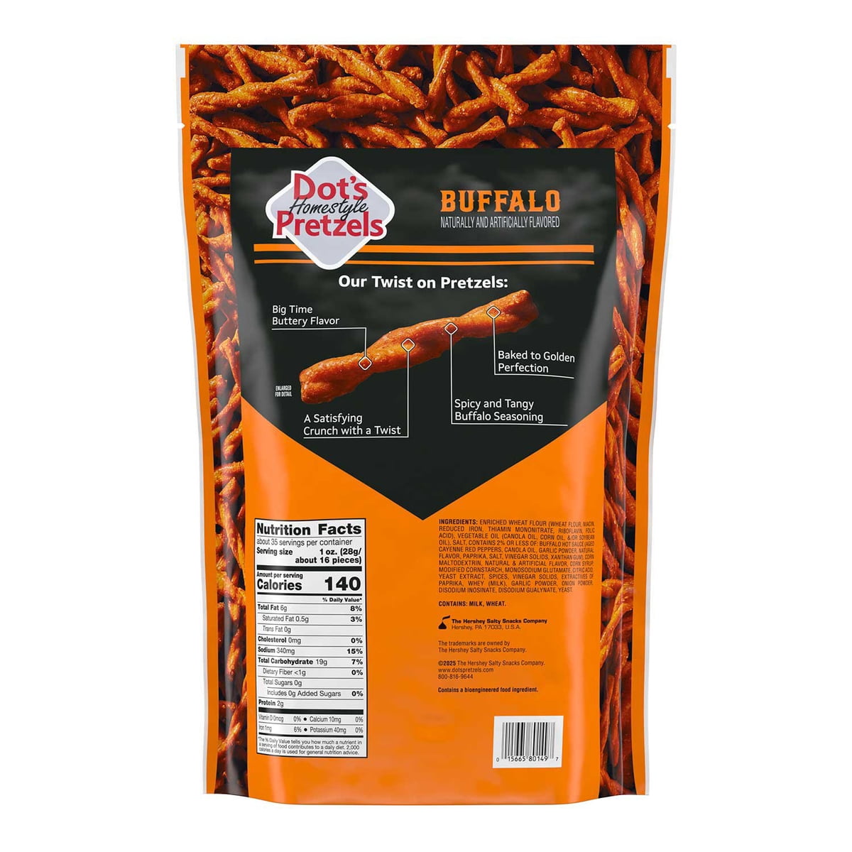 미국직구 Dot's Homestyle Buffalo 992g / Dot's Homestyle Buffalo Seasoned Pretzel Twists, 992g 5