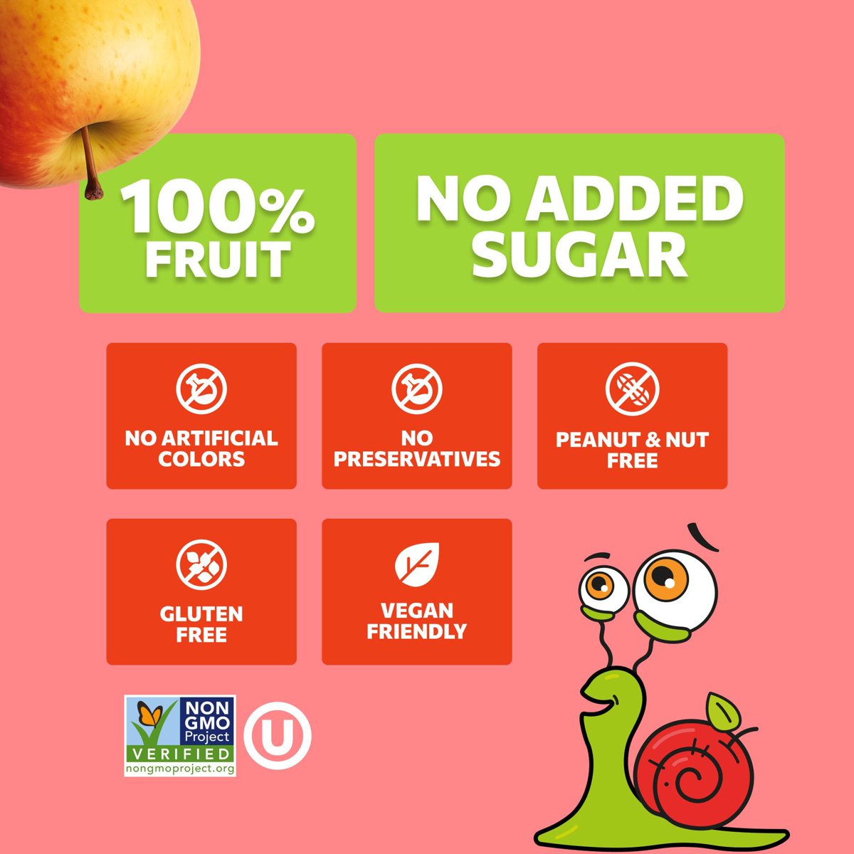 미국직구 Bob Snail Fruit 10g / Bob Snail Fruit Rolls Variety Pack, Mango, Apple-Strawberry, Ap 5