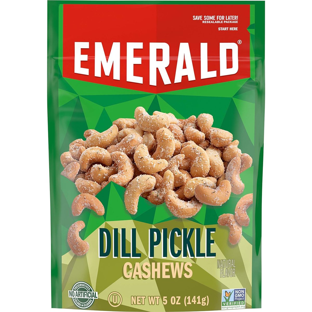 미국직구 Emerald Dill Pickle 견과 142g / Emerald Dill Pickle Seasoned Cashews, 2 Bags x 142g Eac 4