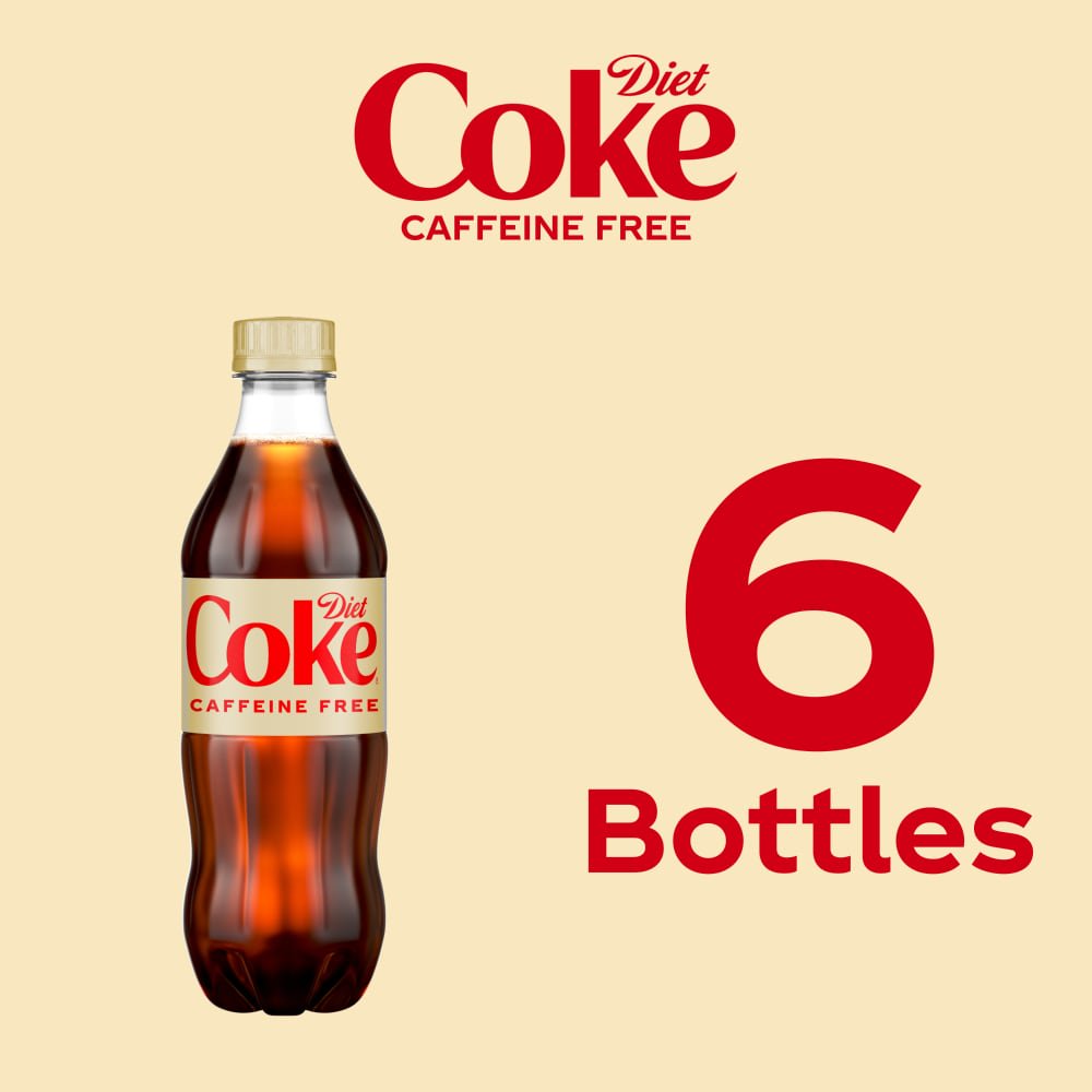 미국직구 Diet Coke Caffeine 500ml 6팩 / Diet Coke Caffeine Free Soda Bottles 6 CT / 500ml - Pac 4