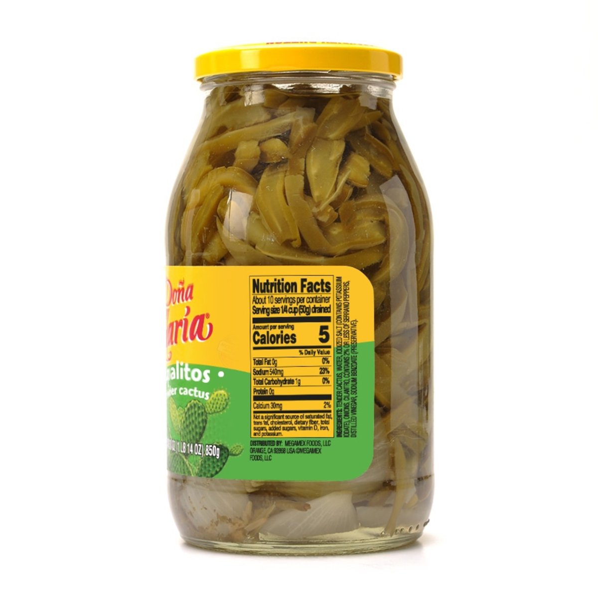 미국직구 DONA MARIA Nopalitos 850g 2팩 / DONA MARIA Nopalitos, Tender Cactus, Shelf-Stable, Sli 5