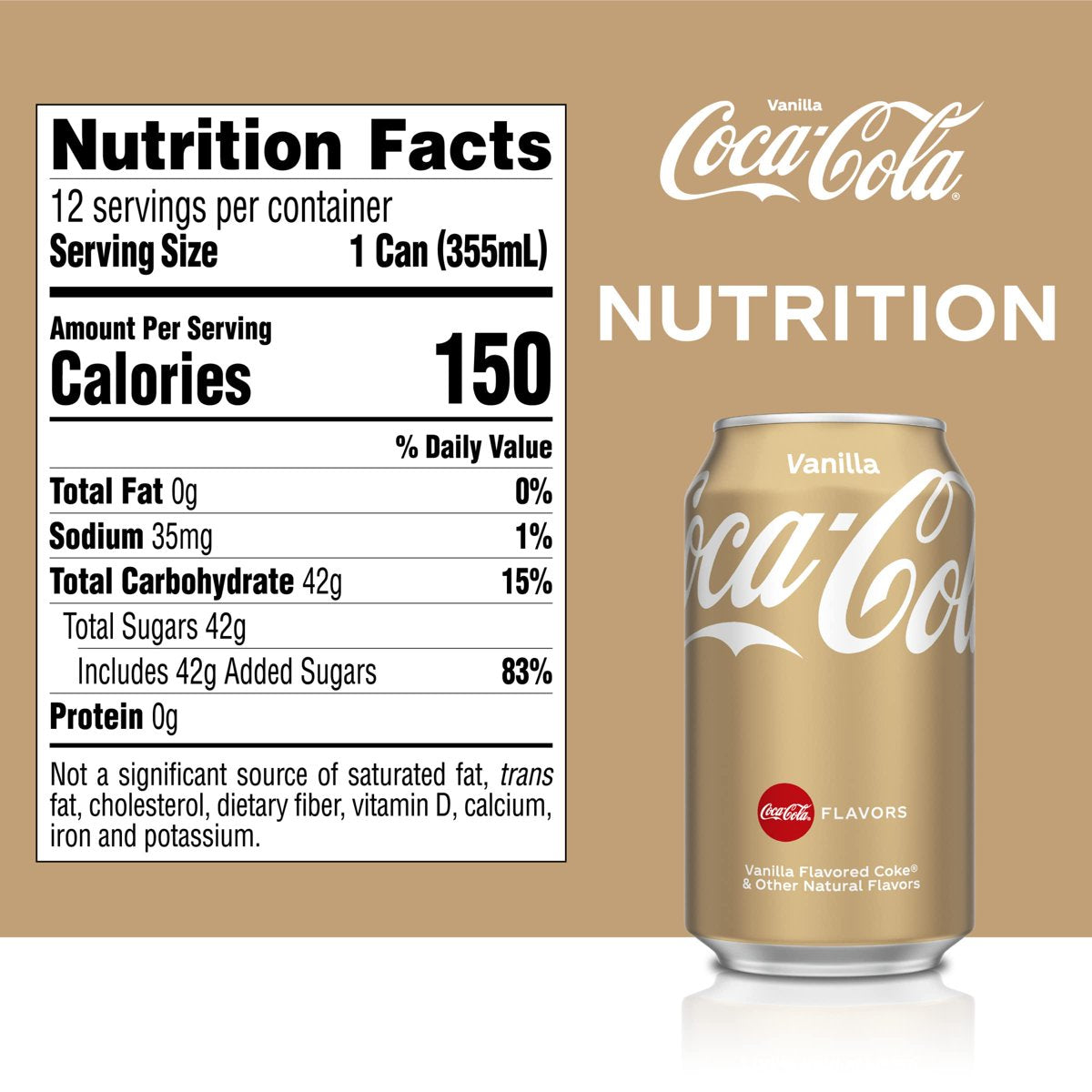 미국직구 Coca-Cola Vanilla 355ml 12팩 / Coca-Cola Vanilla, 355ml, 12 Pack 3