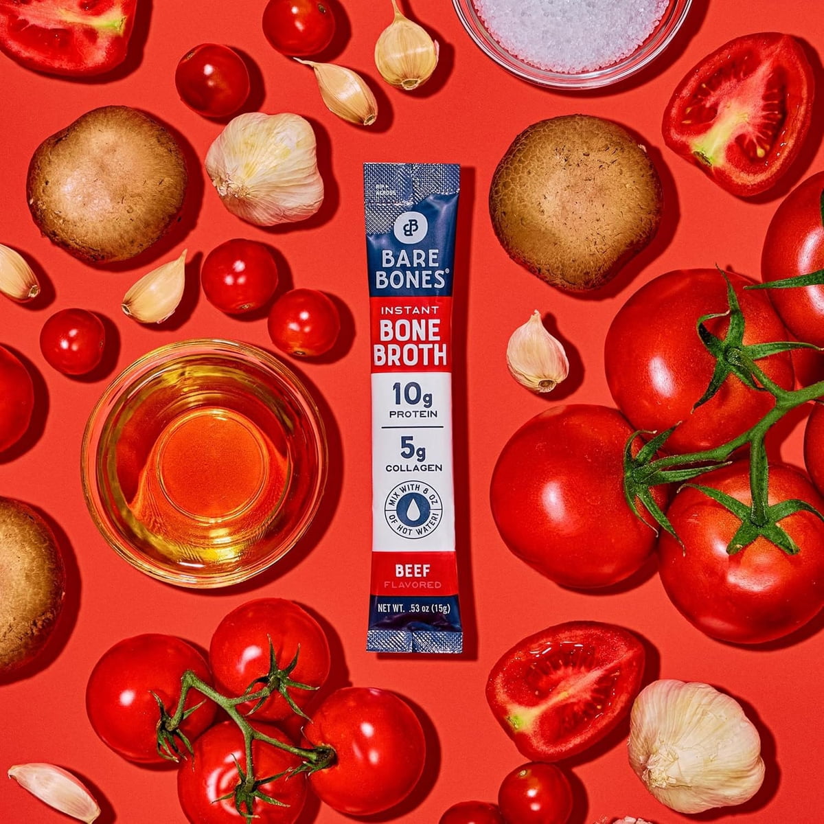 미국직구 Bare Bones Instant 120g 8팩 / Bare Bones Instant Beef Bouillon Bone Broth Sticks, 120g 7