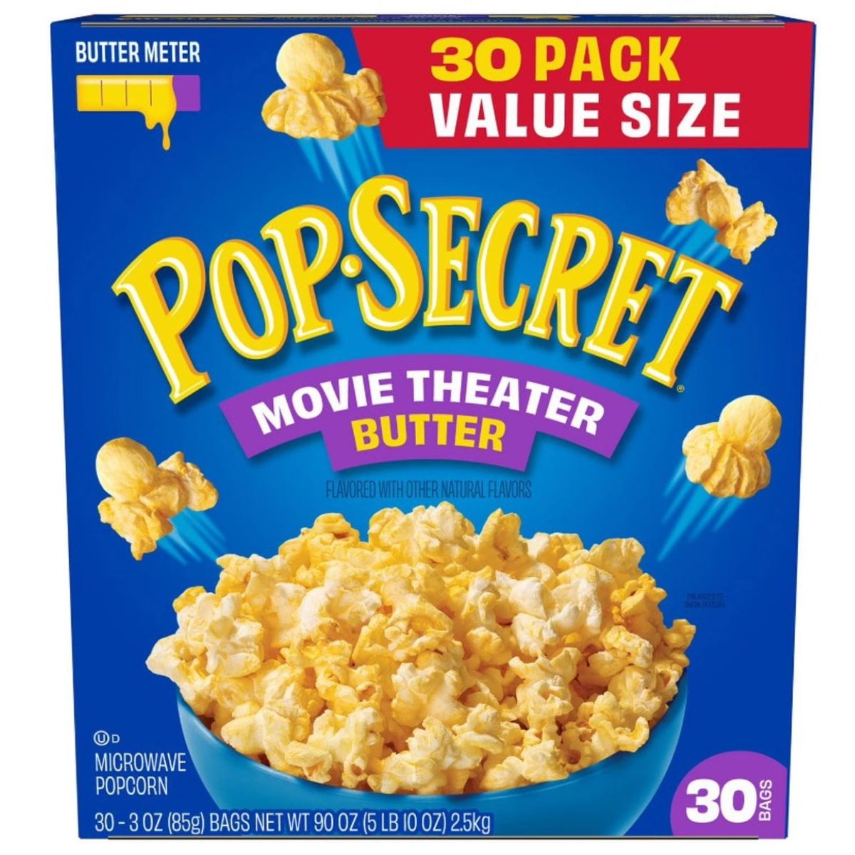 미국직구 Pop Secret Movie 85g / Pop Secret Movie Theater Butter Microwave Popcorn, 85g, 30 pk. 5