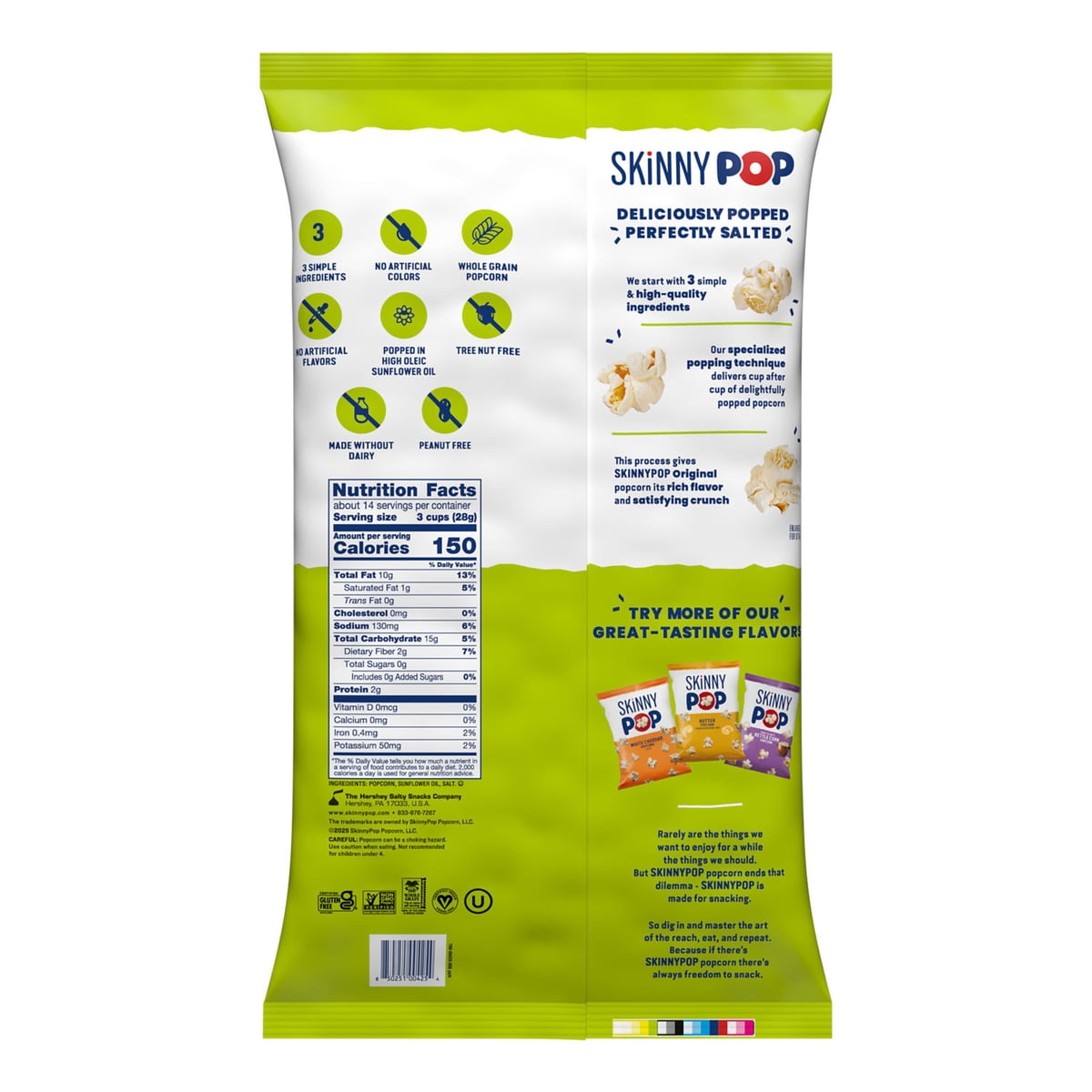 미국직구 SkinnyPop 397g / SkinnyPop Original Gluten Free Popcorn, 397g 7