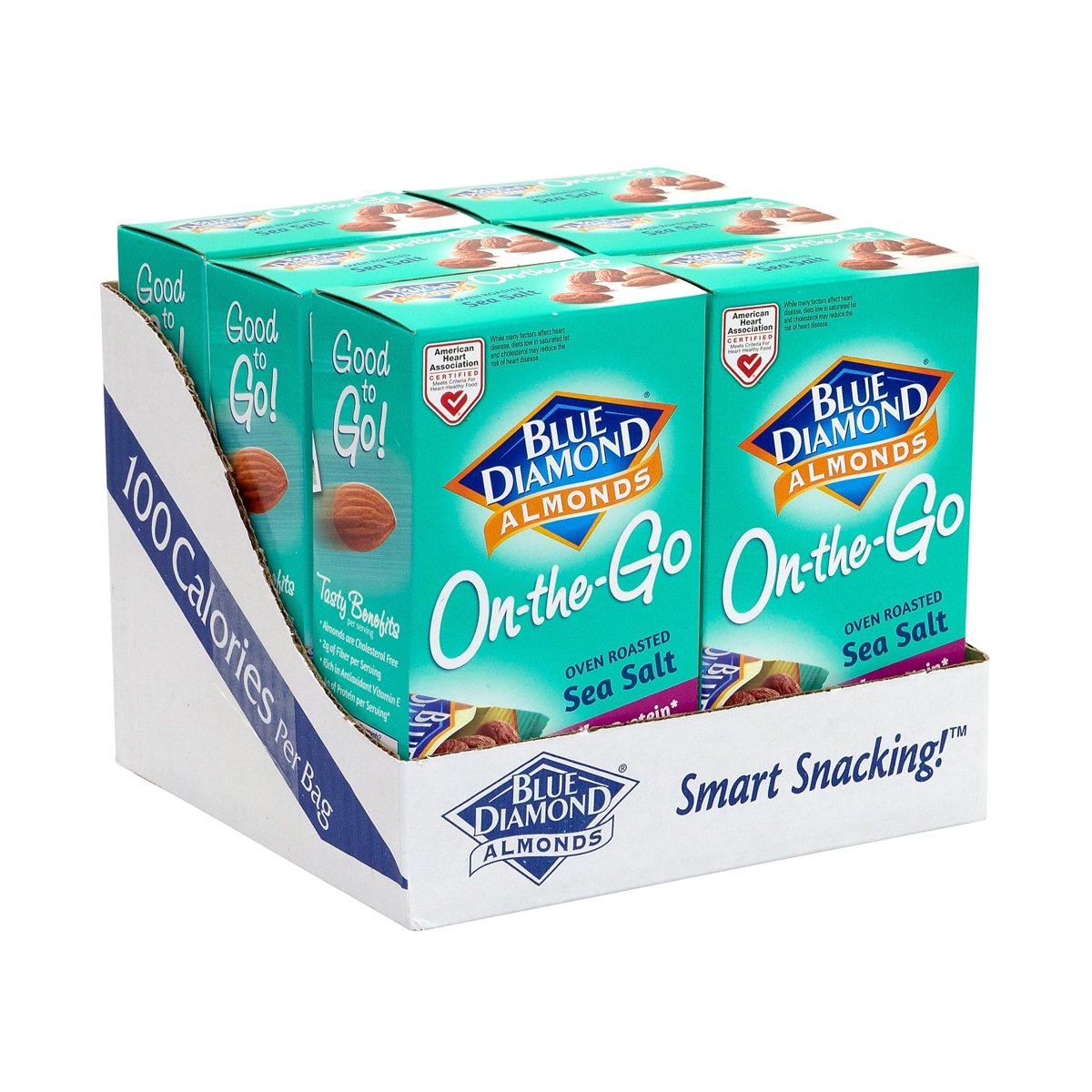 미국직구 Blue Diamond Oven 견과 17g / Blue Diamond Oven Roasted Sea Salt Almonds, 6 Boxes x 7 Ba 4