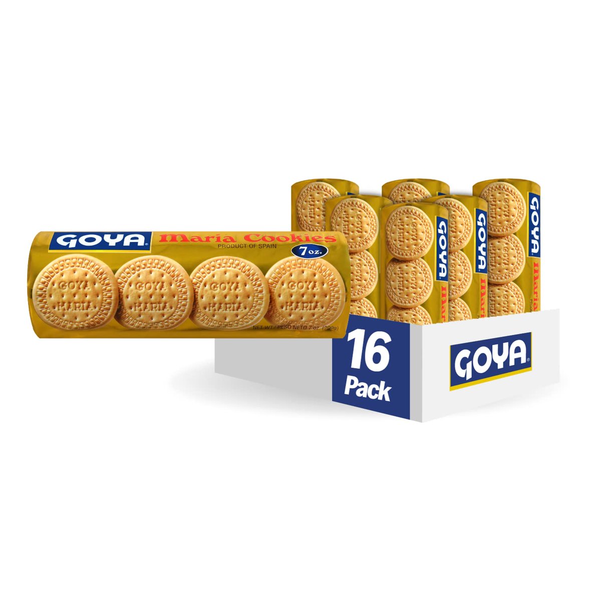 미국직구 3x Goya Foods 과자 6g 16팩 / 3x | Goya Foods Maria Cookies, 7 Ounce (Pack Of 16) & 2x Lo 2