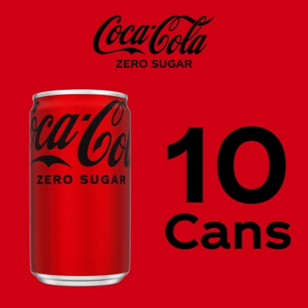 미국직구 Pack of 222ml 2팩 / Pack of 2 - Coca-Cola Zero Sugar Soda Mini Cans 6 pk / 222ml 5