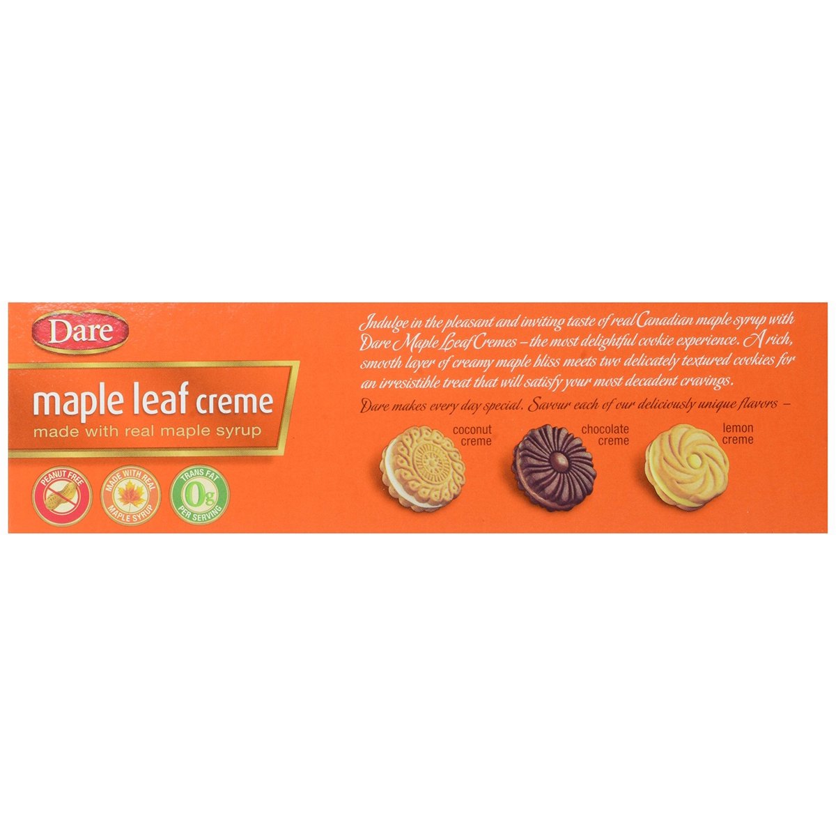 미국직구 3x Dare 과자 301g 2팩 / 3x | Dare Cookies, Maple Leaf Creme, 301g (Pack Of 2) & 2x Lotus 5