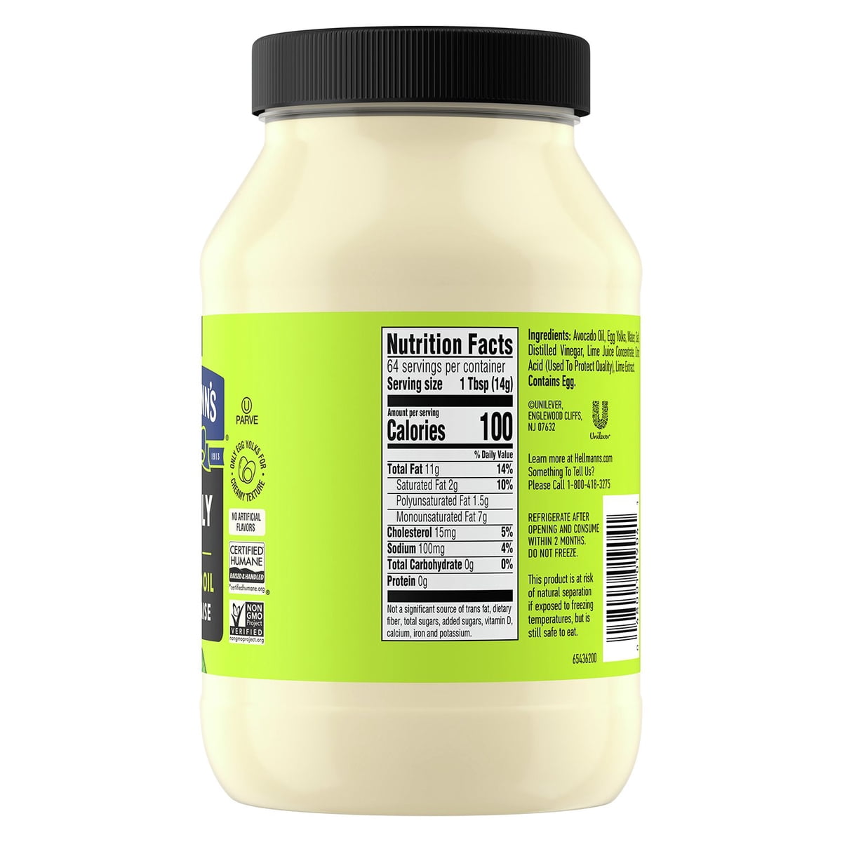 미국직구 Hellmann's Purely 100% 946ml / Hellmann's Purely 100% Avocado Oil Mayonnaise, 946ml 4