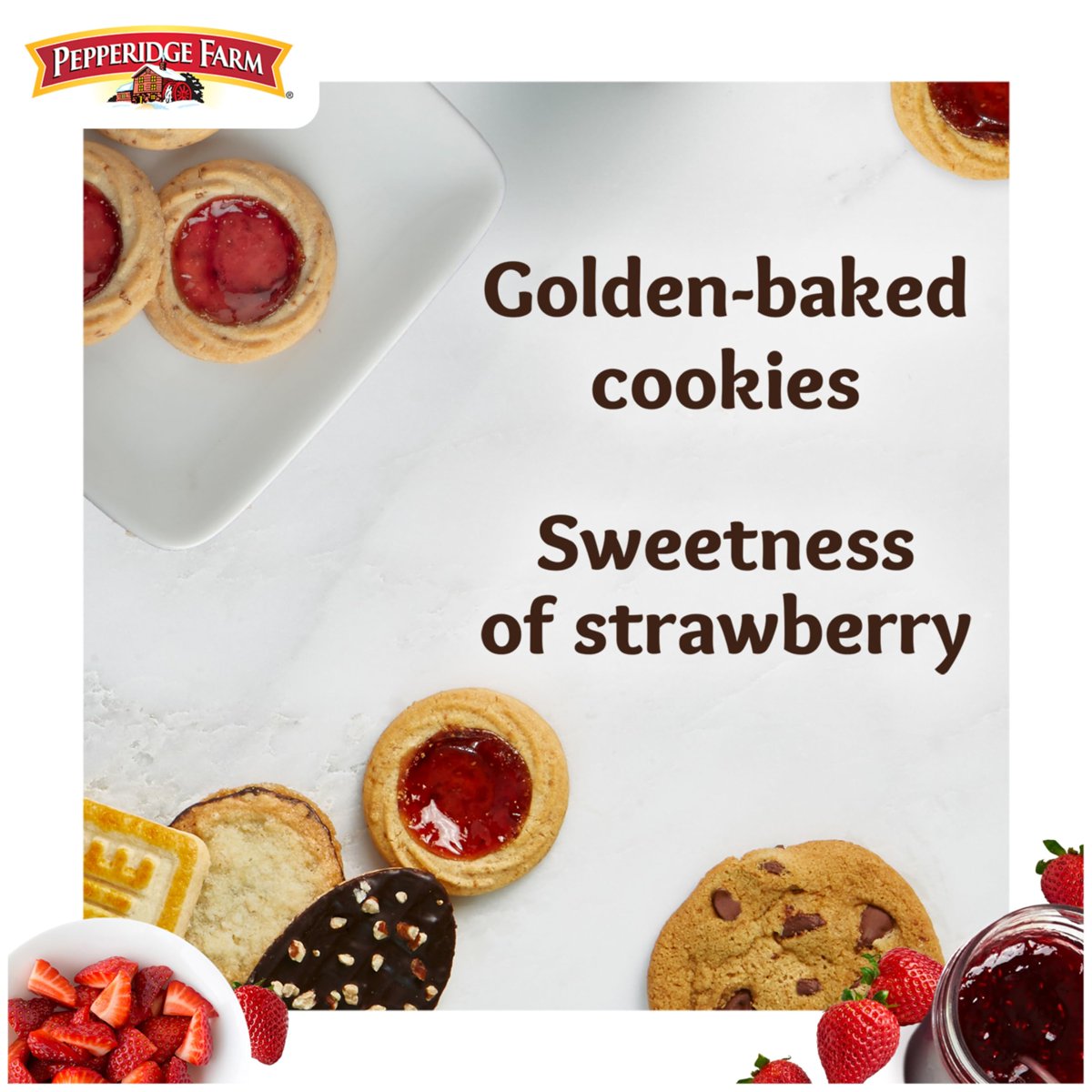 미국직구 3x Pepperidge Farm 과자 191g 2팩 / 3x | Pepperidge Farm Verona Strawberry Thumbprint Coo 5