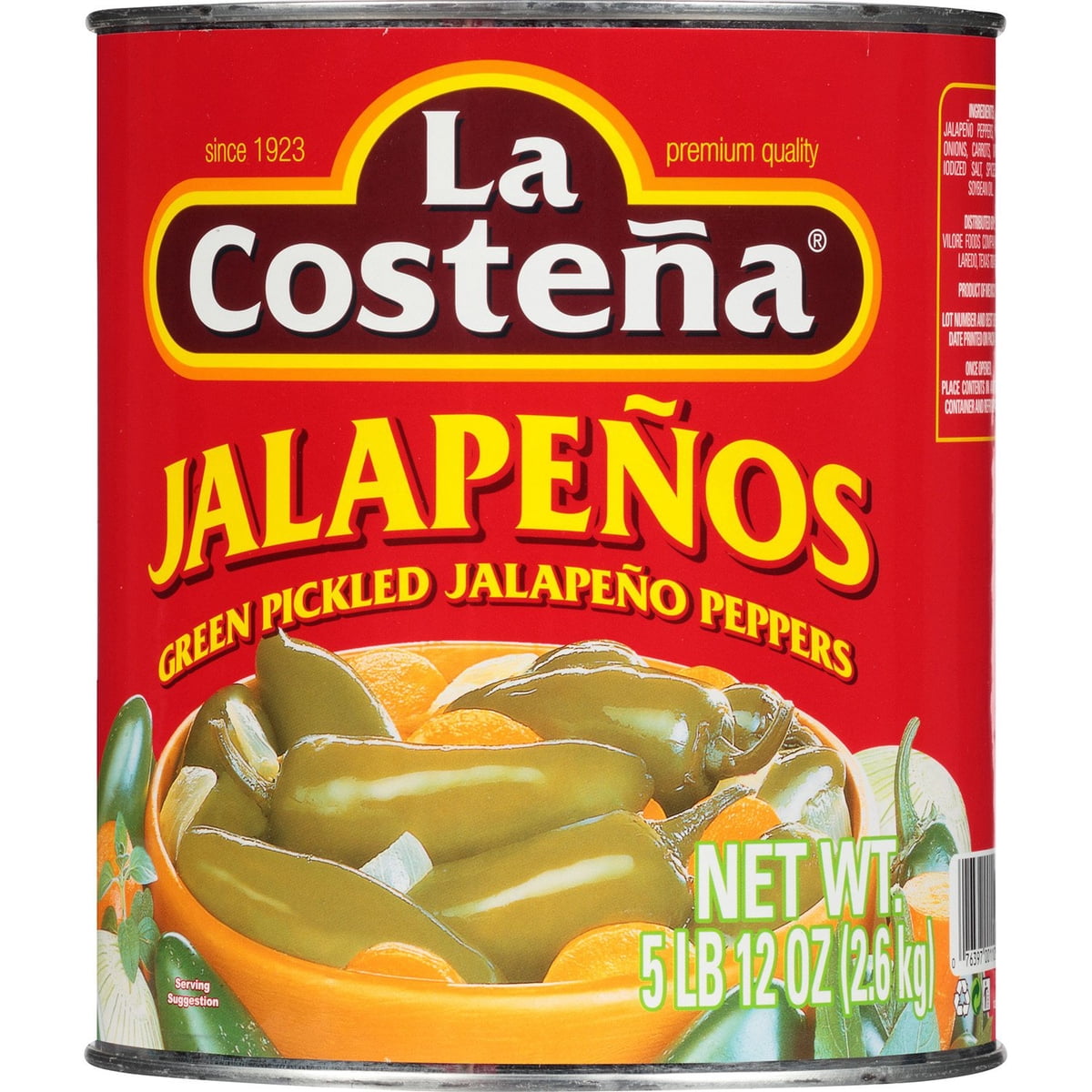 미국직구 La Coste a 2.6kg / La Costeña Jalapeño Peppers, 2.6kg 4