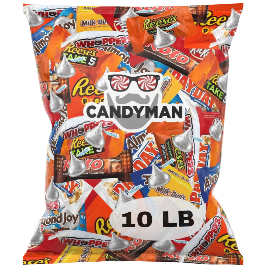 미국직구 CANDYMAN 10 Pound 초콜릿 / CANDYMAN 10 Pound Bag Mix of Chocolate, Individually Wrapped Assorted 1