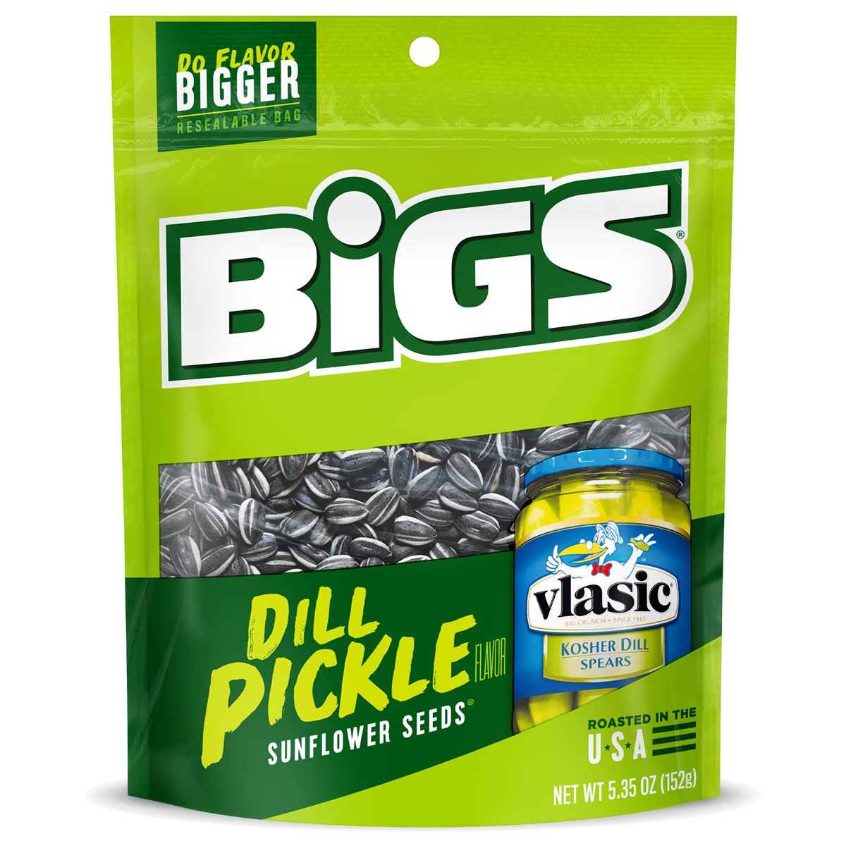 미국직구 2 Pack BIGS 152g 2팩 / 2 Pack | BIGS Dill Pickle Sunflower Seeds, 6 Bags x 152g Each, 4