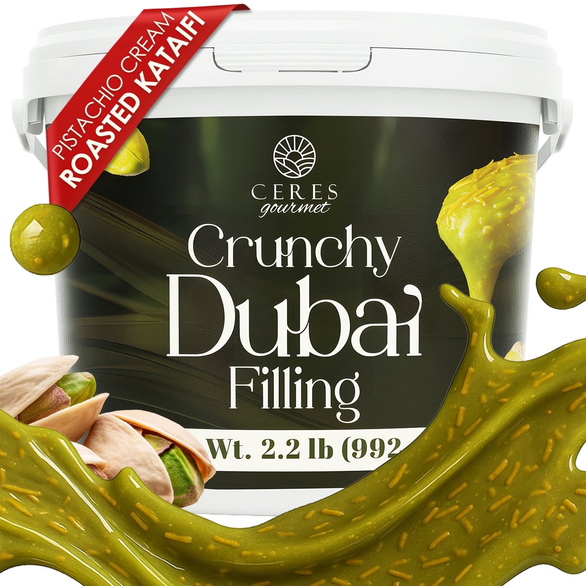 미국직구 Ceres 초콜릿 / Ceres Gourmet Dubai Chocolate Bar Mixture Pistachio Kataifi 2.2 lbs 1