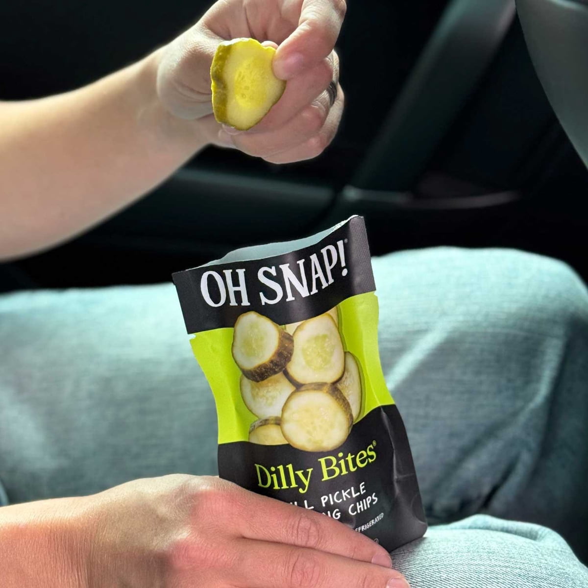 미국직구 OH SNAP Dilly 96ml 12팩 / OH SNAP! Dilly Bites Dill Pickle Snack Packs, 96ml, 12 ct. 7