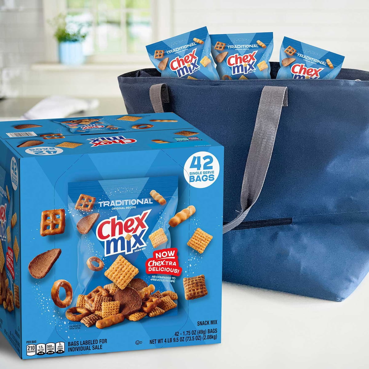 미국직구 Chex Mix Traditional 50g / Chex Mix Traditional Savory Snack Mix, 50g, 42 pk. 7