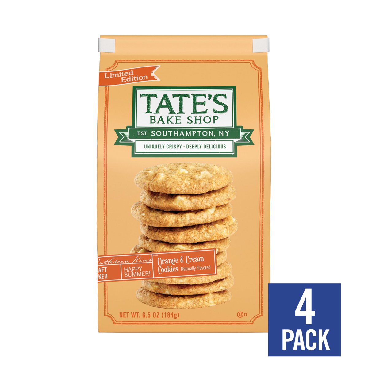 미국직구 3 Pack Tates 초콜릿 184g 3팩 / 3 Pack | Tates Bake Shop Orange And Cream Cookies With Whi 5