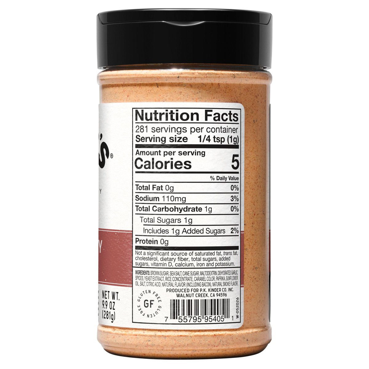 미국직구 Kinder's Sweet and 281g / Kinder's Sweet and Smoky Bacon Seasoning, 281g 7