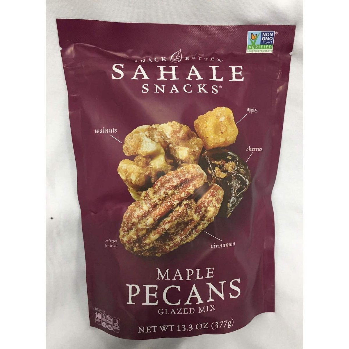 미국직구 Sahale Snacks Maple 견과 377g / Sahale Snacks Maple Pecan Glazed Mix, 1 Bag, 377g, with 4