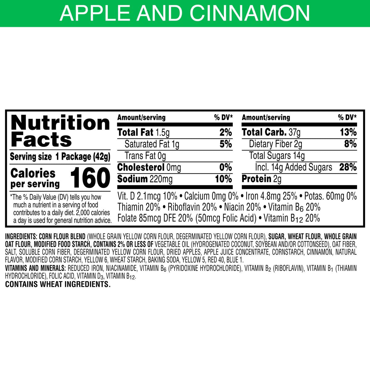 미국직구 Kellogg's Apple Jacks 43g 2팩 / Kellogg's Apple Jacks Original Breakfast Cereal Cups, 5