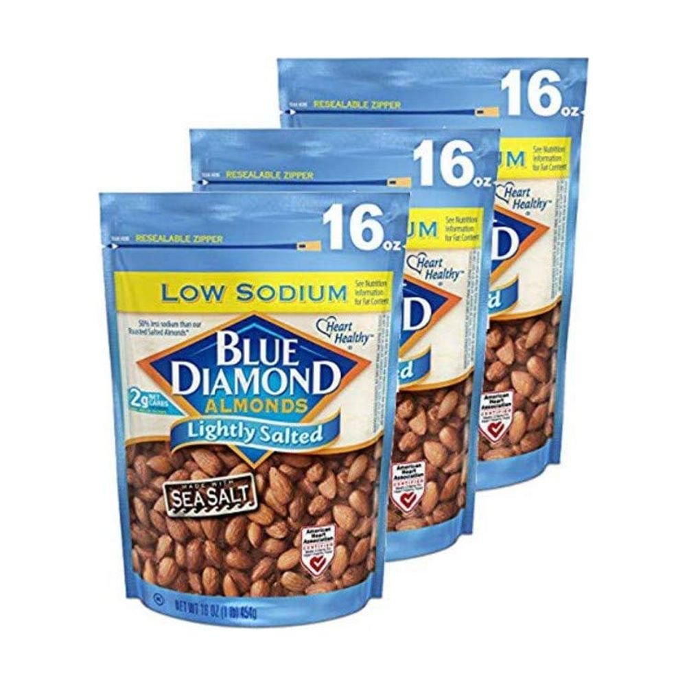 미국직구 Blue Diamond Lightly 견과 454g / Blue Diamond Lightly Salted Almonds, 3 Bags x 454g Eac 5