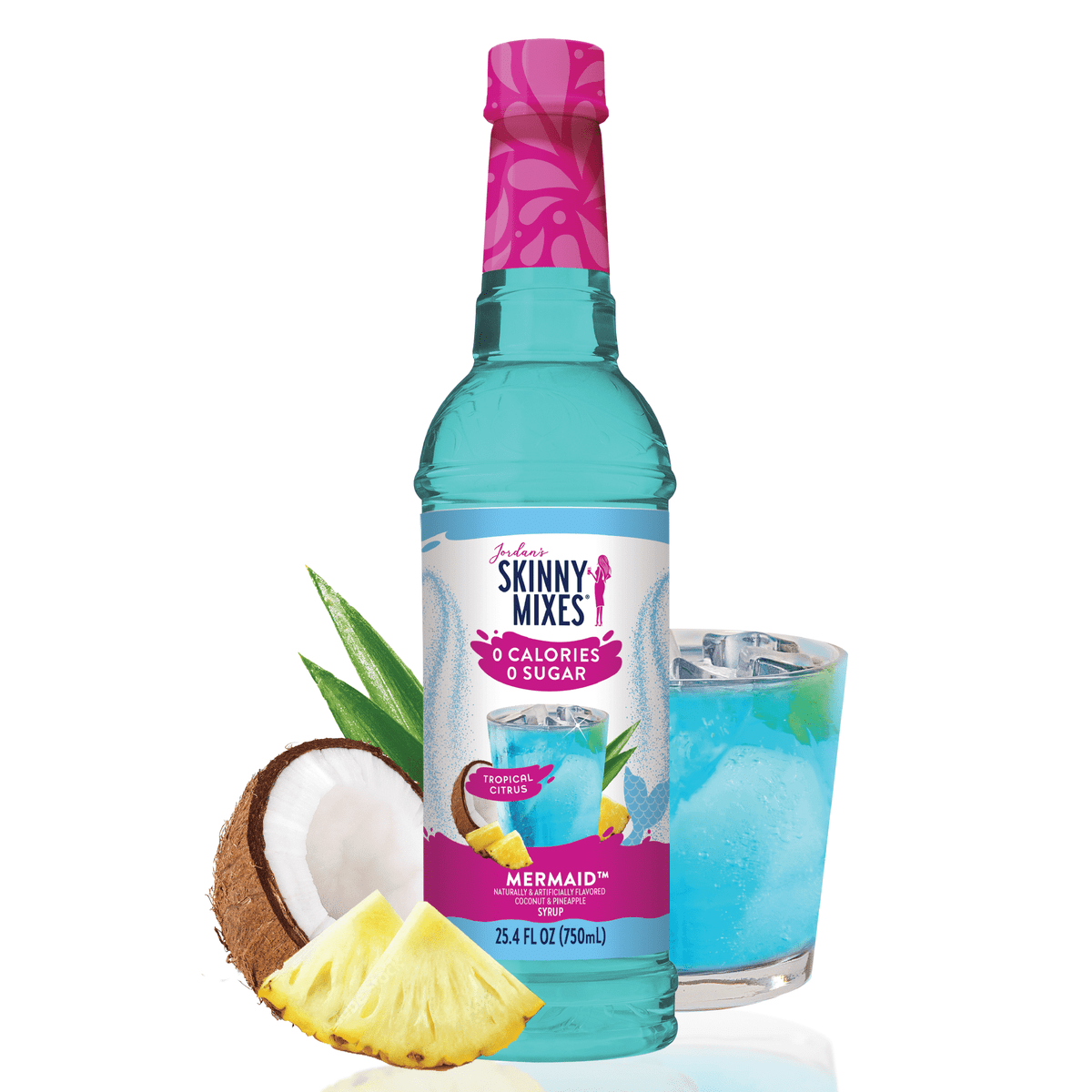 미국직구 Jordan's Skinny Mixes 751ml / Jordan's Skinny Mixes Sugar Free Mermaid Syrup, 751ml 1