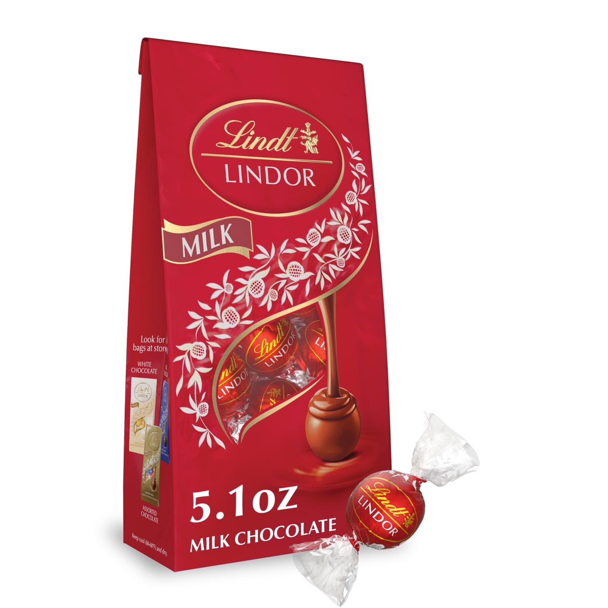 미국직구 Lindt LINDOR 초콜릿 145g / Lindt LINDOR Milk Chocolate Candy, 145g Bag 1