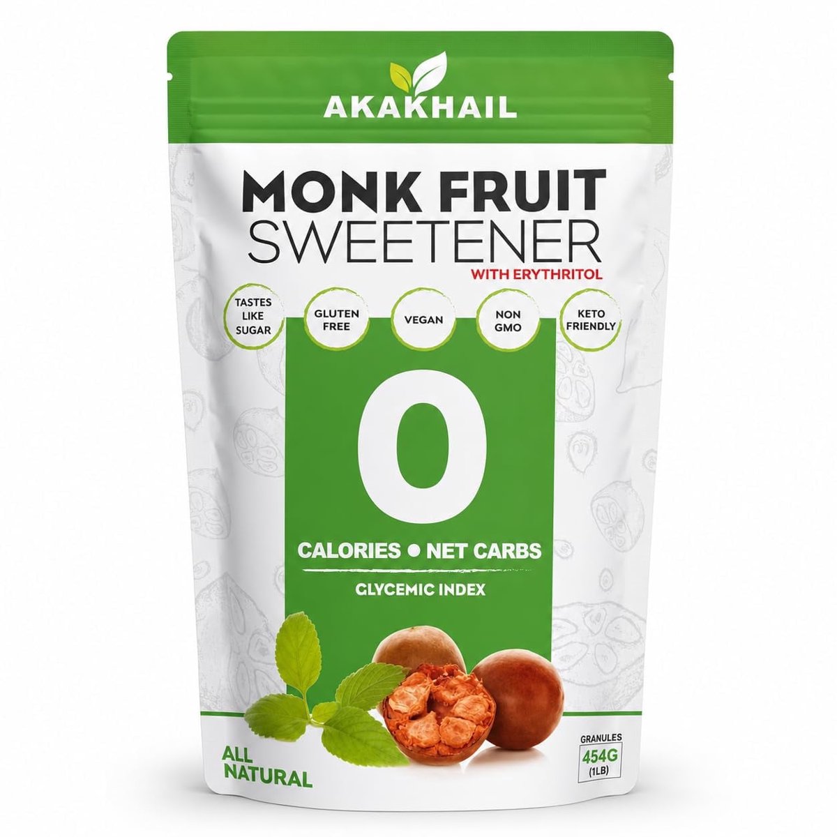 미국직구 Monk Fruit Sweetener / Monk Fruit Sweetener with Erythritol - Sugar Substitute for Baking & D 1