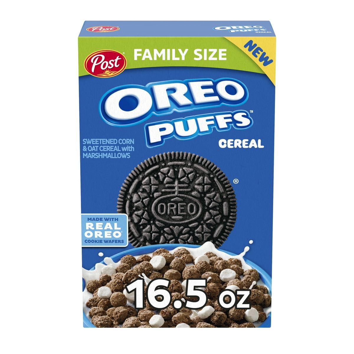 미국직구 Post OREO PUFFS 초콜릿 468g 2팩 / Post OREO PUFFS® Chocolate & Marshmallow Breakfast Cereal, 468g B 1