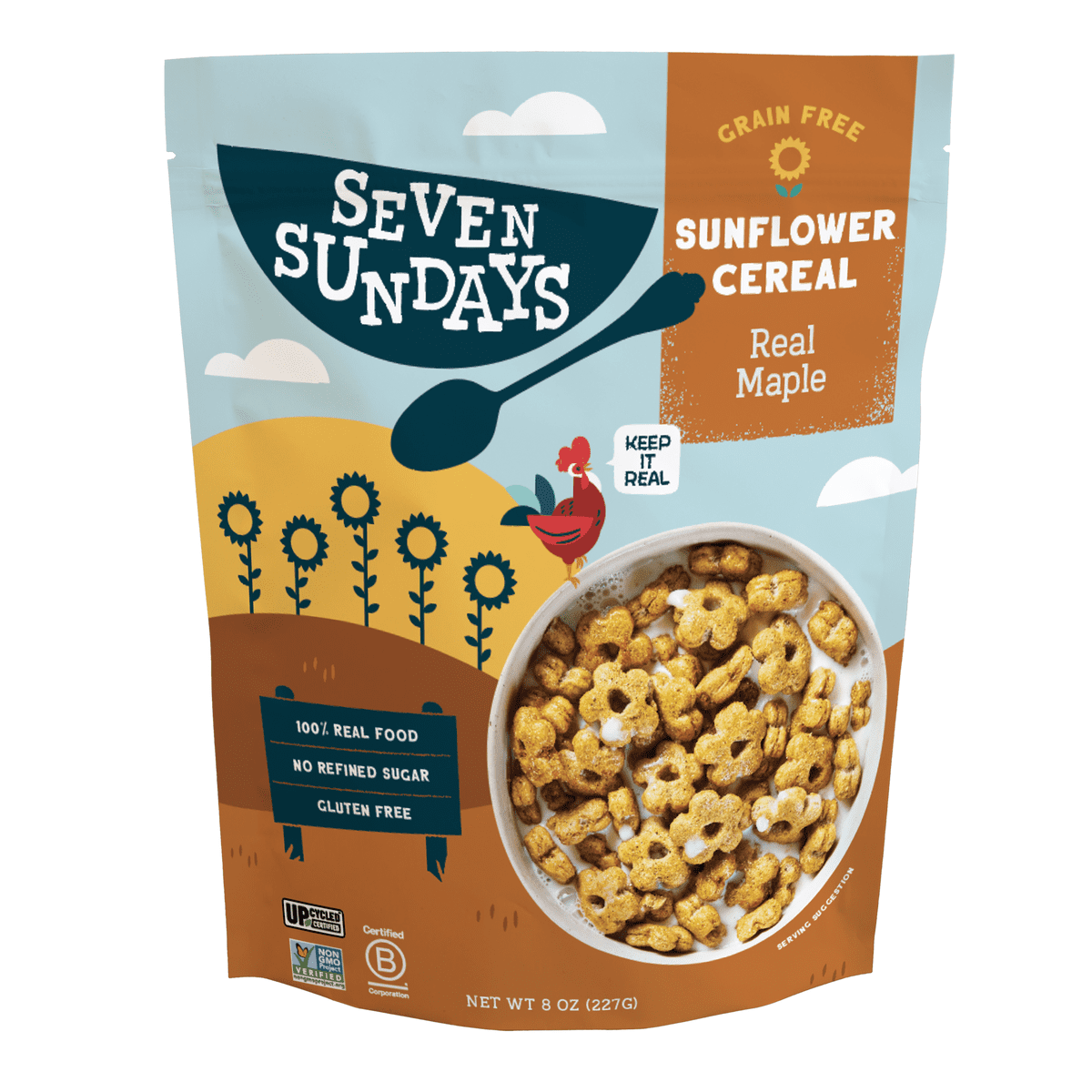 미국직구 Seven Sundays Real 227g / Seven Sundays Real Maple Sea Salt Grain Free Breakfast Cereal, Gluten 1