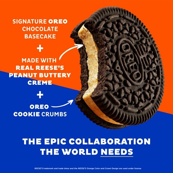 미국직구 2 pack OREO 초콜릿 350g 2팩 / 2 pack OREO REESE'S Peanut Buttery Creme Chocolate Sandwich 2