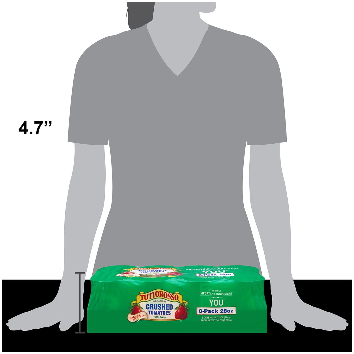 미국직구 Tuttorosso Crushed Tomatoes 794g / Tuttorosso Crushed Tomatoes with Basil, 794g, 8 pk 5