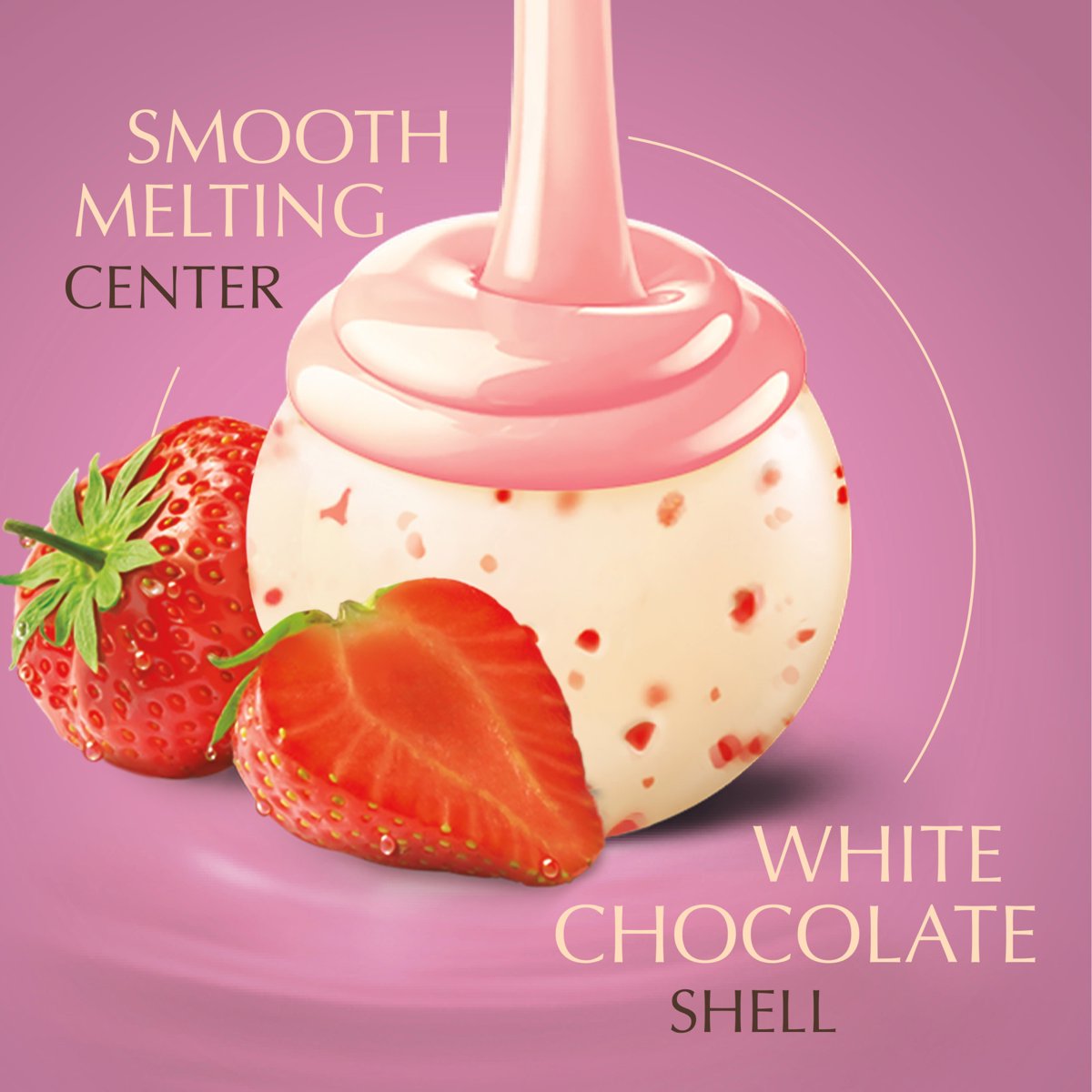 미국직구 Lindt LINDOR Strawberries 초콜릿 145g / Lindt LINDOR Strawberries and Cream White Chocol 3