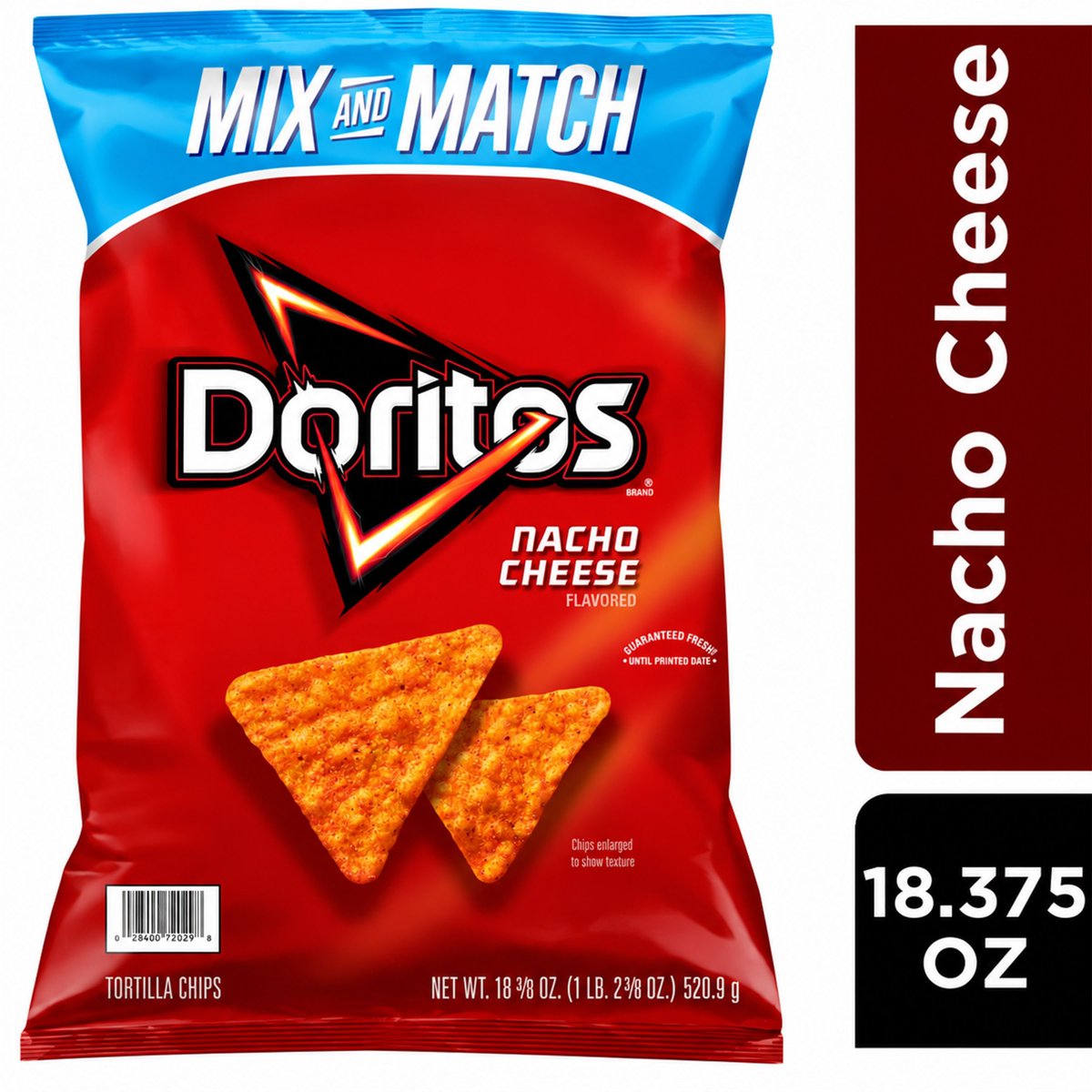 미국직구 Doritos Nacho Cheese 521g / Doritos Nacho Cheese Flavored Tortilla Chips, 521g 3