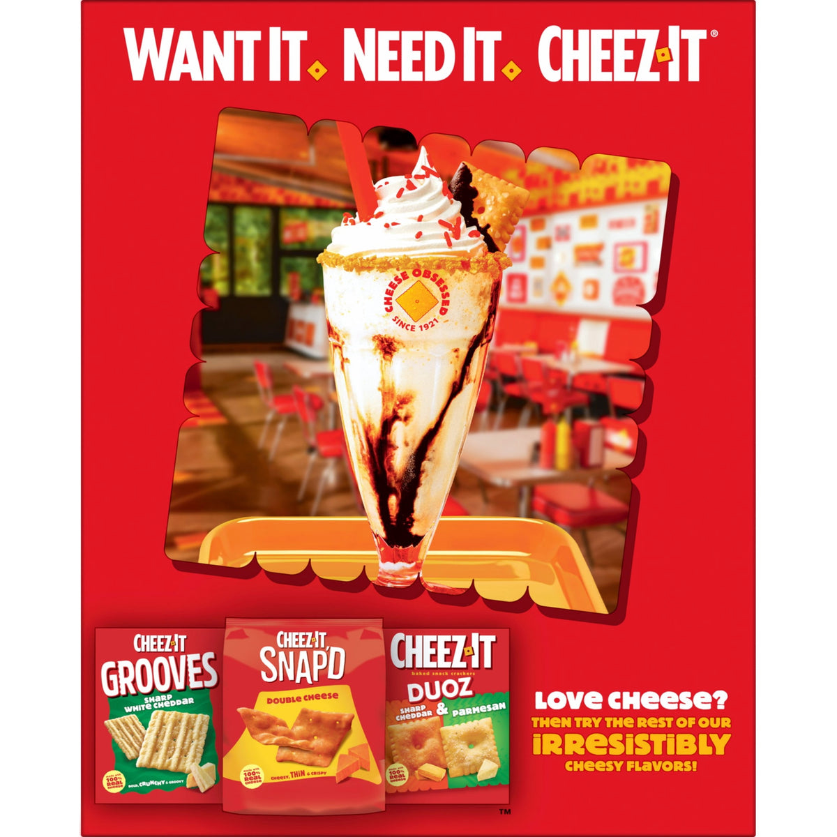 미국직구 치즈잇 White Cheddar Baked Snack Crackers, Lunch Snacks, 7 oz