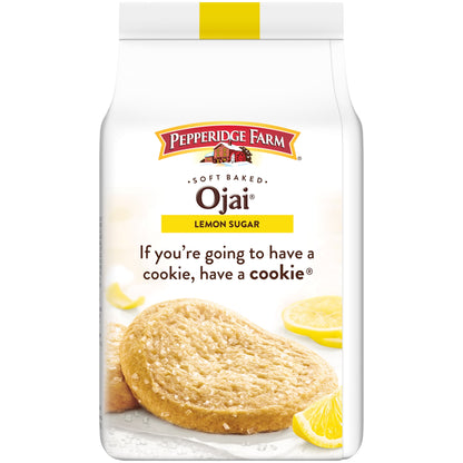 미국직구 페퍼리지팜 Soft Baked Ojai Lemon Sugar Cookies, 8.6 oz Bag (8 Cookies)