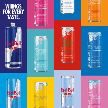 미국직구 레드불 Pink Edition Energy Drink,  Wild Berries,  12 fl. oz.,  6 x 4 Cans